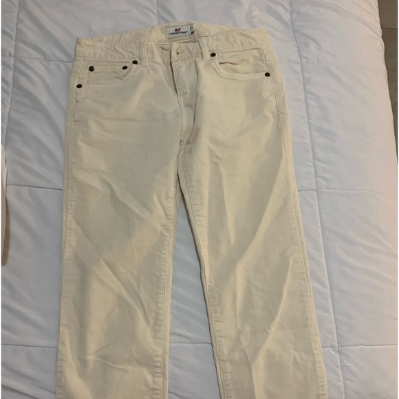 Vineyard Vibes, Cute cream colored corduroy pants, - Picture 1 of 2